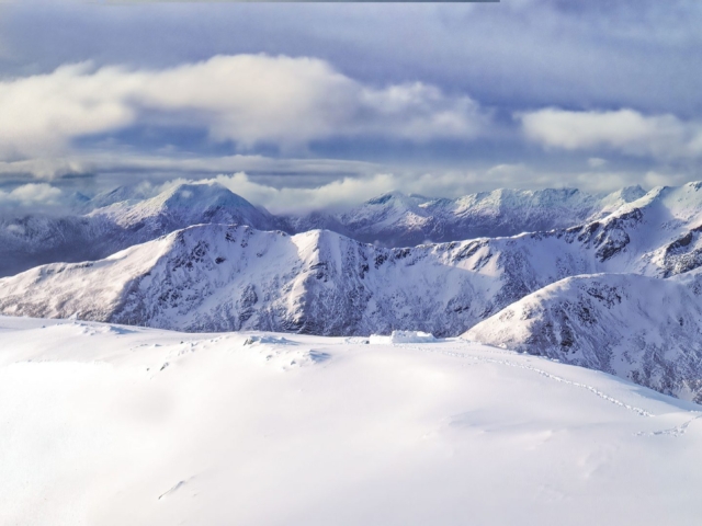 South Clunie Ridge in March.
