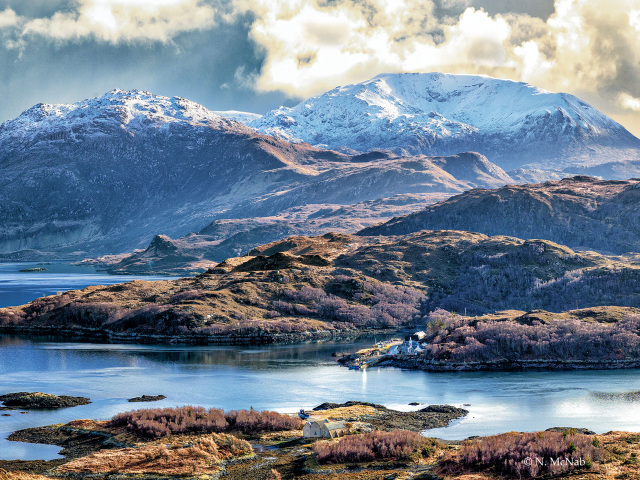 Old ferry pier Kylesku